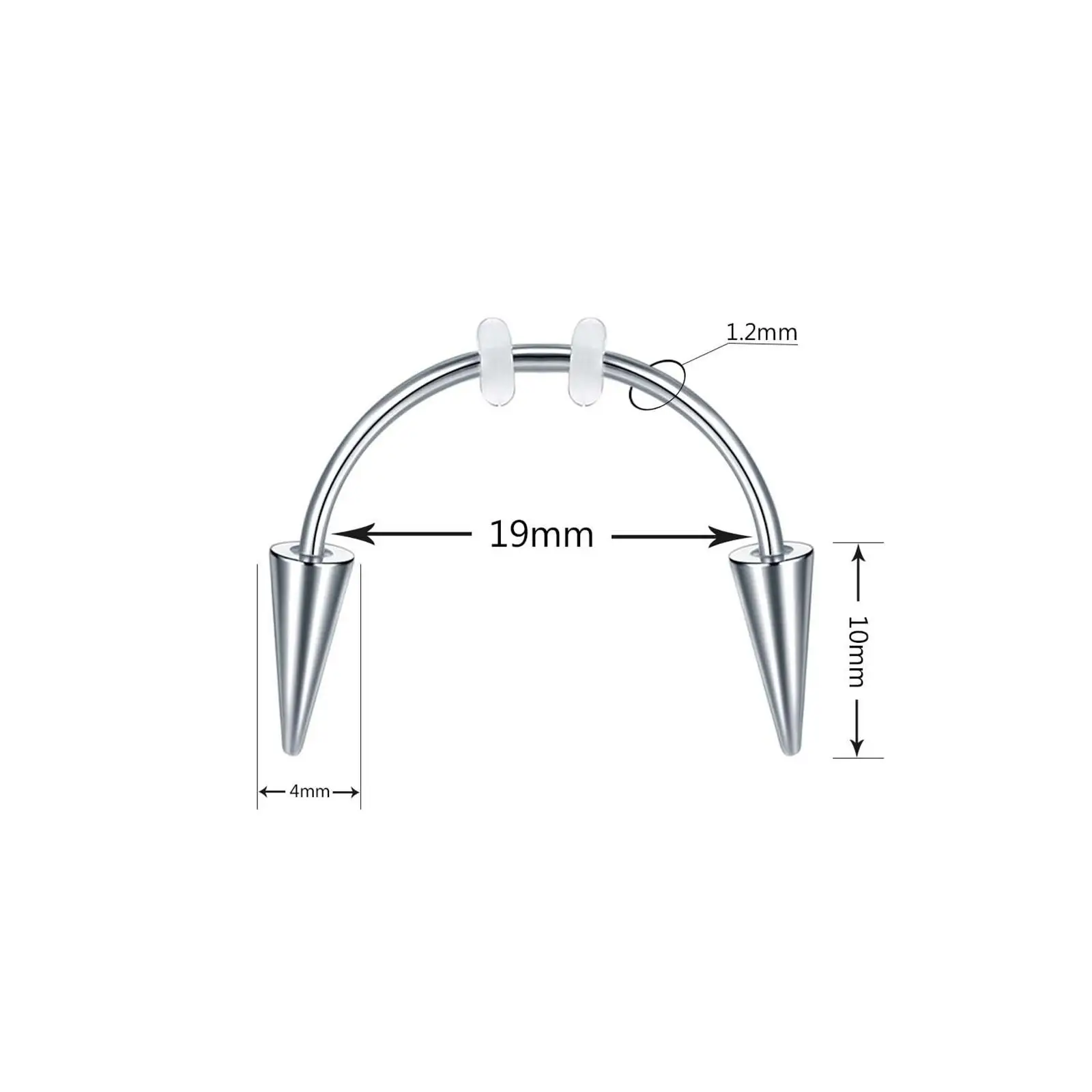 Teeth Lip Piercing Jewelry Trendy for Props Fancy Dress Parties