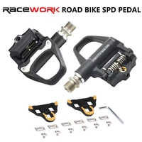 RACEWORK-tapas de Pedal sin clip para bicicleta de carretera, rodamiento de Pedal para sistema SHIMANO SPD SL con placa de bloqueo