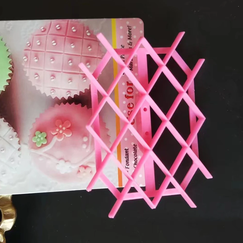 

Cake Decorating Supplies Baking Mold Food Grade Plastic Safe to Use Perfect for Cake Chocolate Embossed Decoration Kitchen