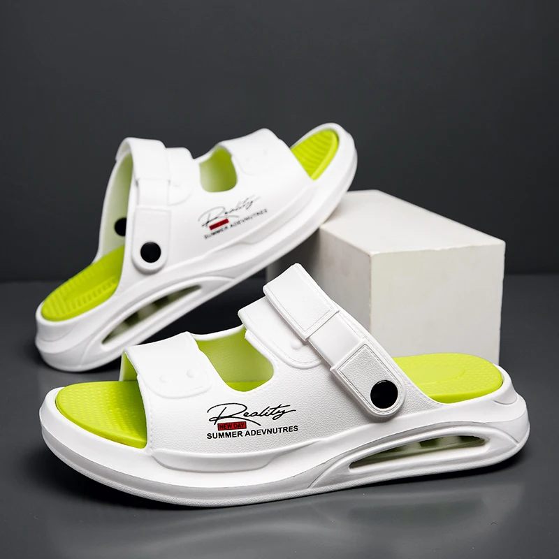 

New Summer New Men's Sandals Indoor Outdoor Beach Sandals Comfortable Soft Flat Casual Shoes Men Home Slippers