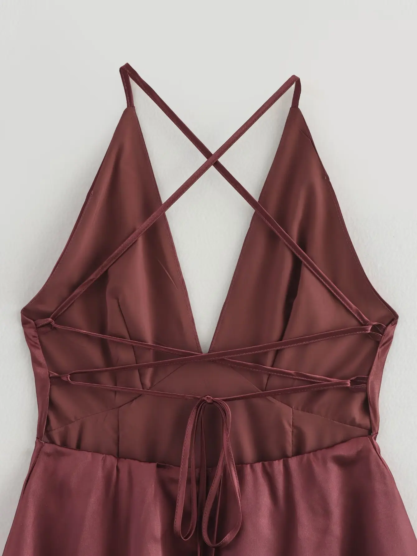 2025 francês com decote em v vestidos longos chique marrom sexy em camadas verão vintage mulher vestido sem alças noite vestido de festa moda