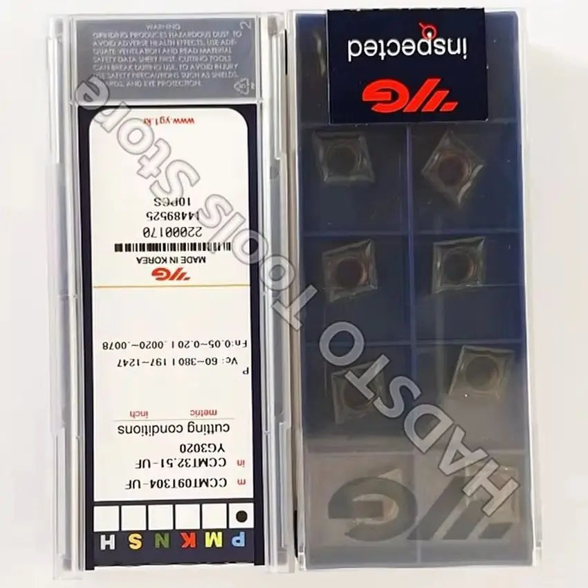 

CCMT09T304-UF YG3020 CCMT09T304-UF CCMT09T304 CCMT32.51 YG-1 YG твердосплавные вставки с ЧПУ Токарные вставки для стали 10 шт./кор.