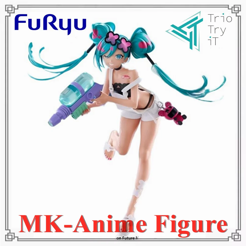 オリジナル-フリュー-ムチュテ-初音ミク-レーシング2025、セパン版-アニメアクションフィギュア-モデル玩具-フィギュア-pvc玩具-バンダイ