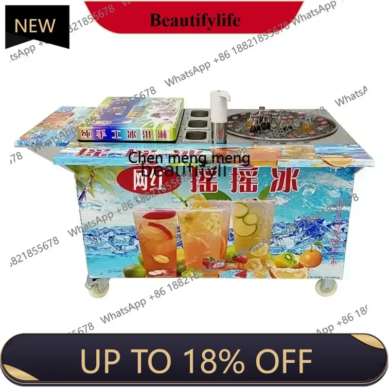 

A06 Shaker Ice Machine Cola Smoothie Machine Commercial Ice Cream Stall Truck Ice Cream