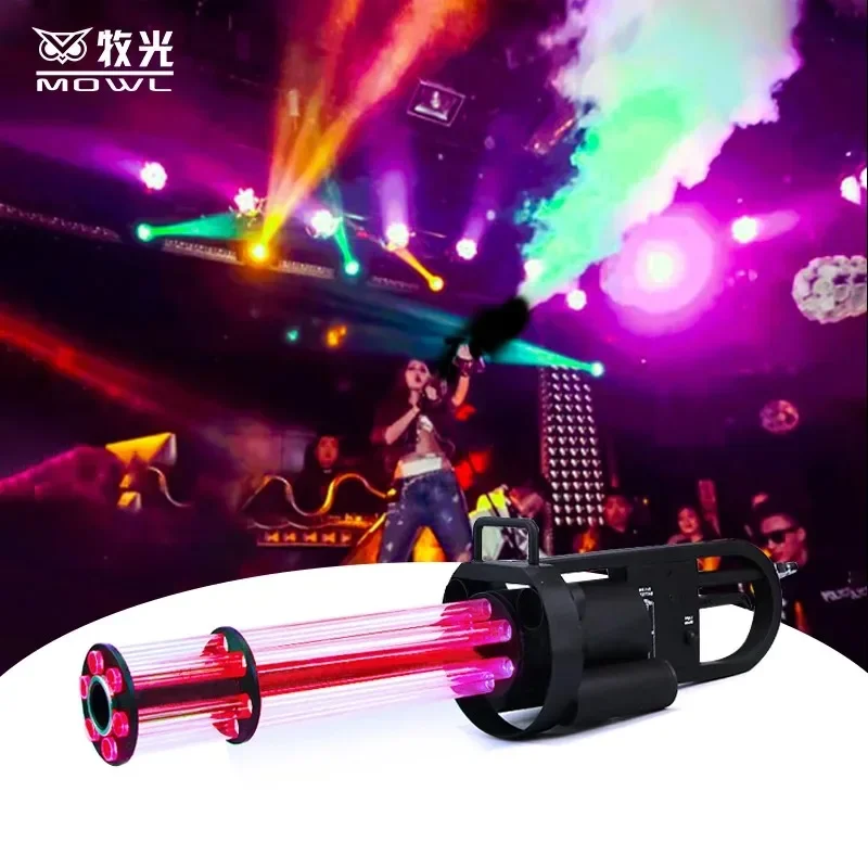 

MOWL Gatling Handhold Column Big LED Co2 Jet Machine Gun for Dj Wedding Party Stage Disco