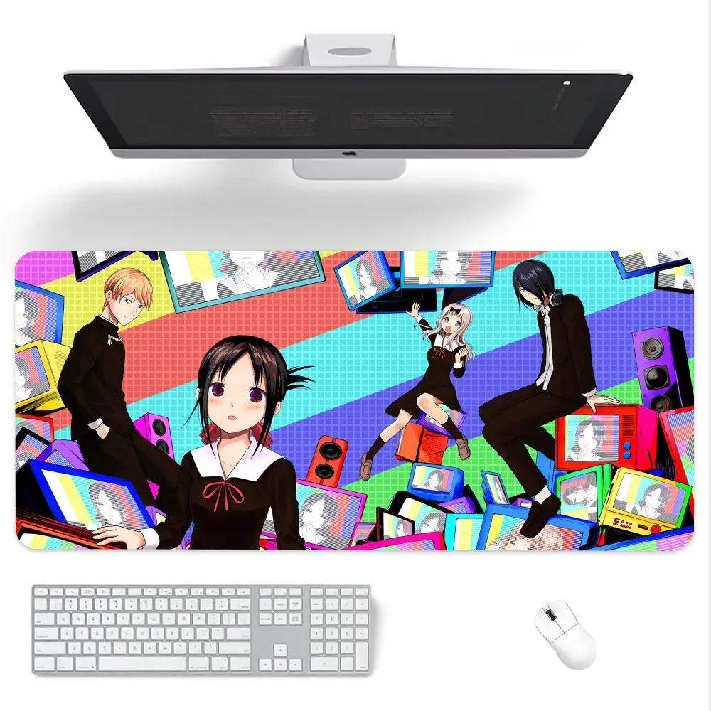 bilibili Anime Kaguya Sama Love Is War Mouse Pad Computer Laptop Gaming Office Wrist Guard Non Slip Keyboard Pad