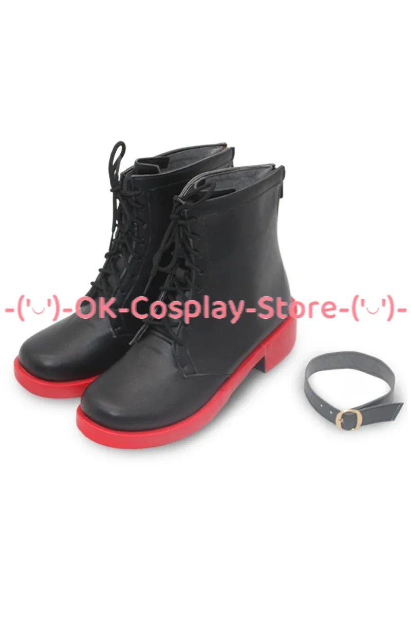 Tsunomaki Watame Cosplay Shoes Vtuber Cosplay Prop PU Leather Shoes Halloween Party Boots Custom Made