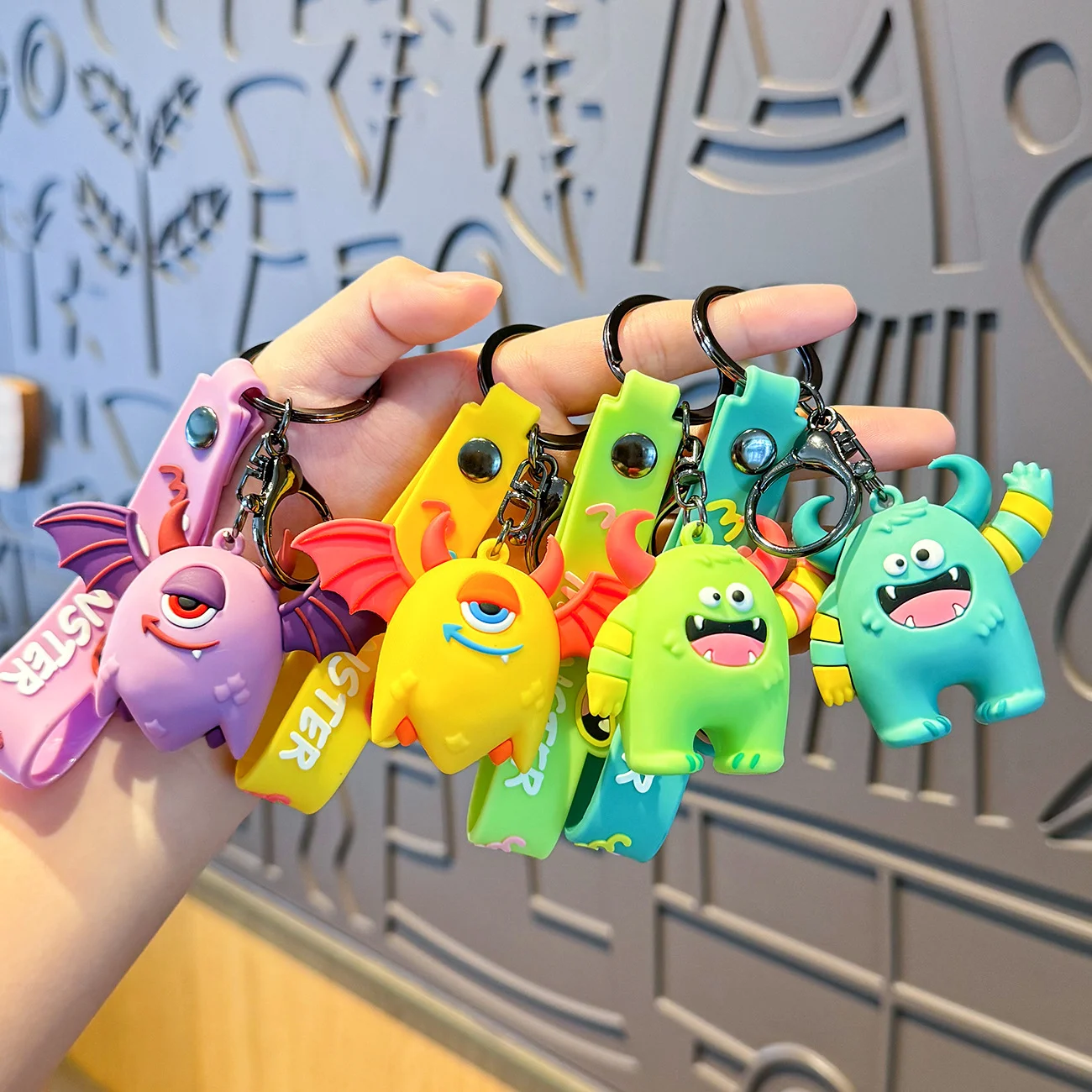 Little Monster Keychain Halloween Gift Cute Bag Pendant Cartoon Keychain