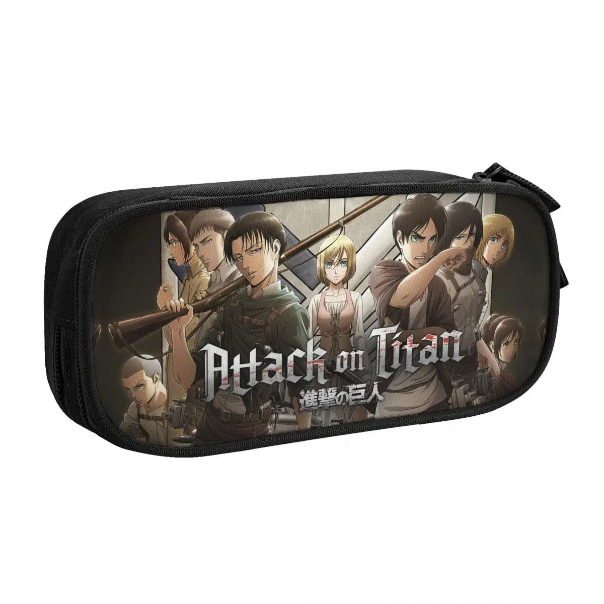 ataque-em-tita-levi-lapis-caso-anime-caneta-titular-sacos-para-estudante-grande-armazenamento-material-escolar-cosmeticos-lapis