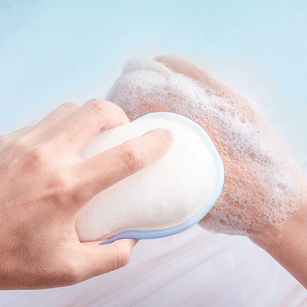 

3Pcs Kids Exfoliating Bath Sponge Cartoon Body Scrubber Safe Material for Gentle Massage and Bathing Bath Scrubber
