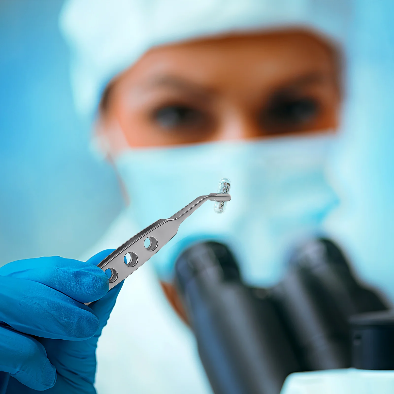 Strumento per massaggio palpebra Pinza per pressa per ghiandole Meibomian Acciaio inossidabile e lega di titanio di alta qualità Resistente alla corrosione Liscio