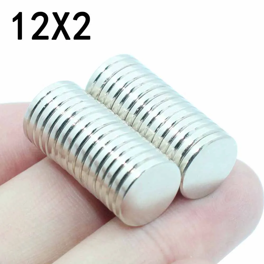 5/10/15/20/30 Pcs 12x2 Neodymium Magnet 12mm x 2mm N35 NdFeB Round Super Powerful Strong Permanent Magnetic imanes Disc 12*2