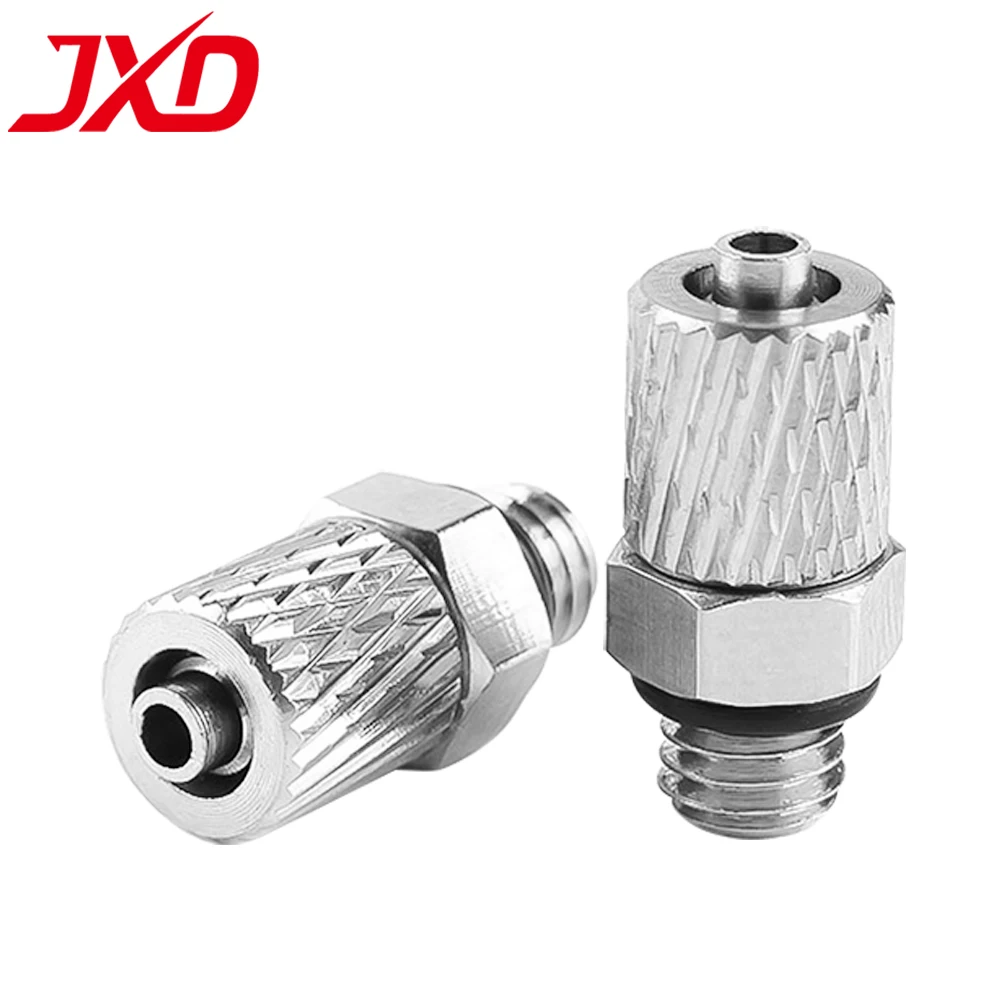 

JXD M-3H-4 M-5H-3 M-6H-6 M-01H-6 Metal Mini Pneumatic Connector Fittings For 100PCS Per Pack