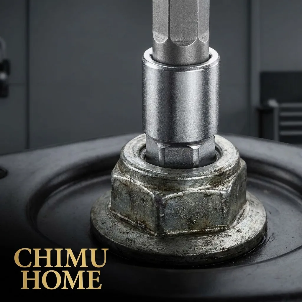 【CHIMU HOME】 18pcs Shock Absorber Strut Nut Tool Kit CR-V Steel Suspension Socket Set Universal Repair System