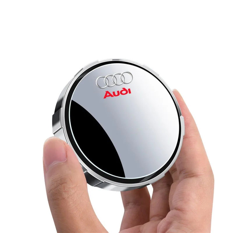 360° Car Wide Angle Side Rear Mirrors Auxiliary Blind Spot Parking Emblem For Audi B5 B6 B7 B8 B9 A3 8P 8V 8L A5 A6 C6 C5 C7 4F