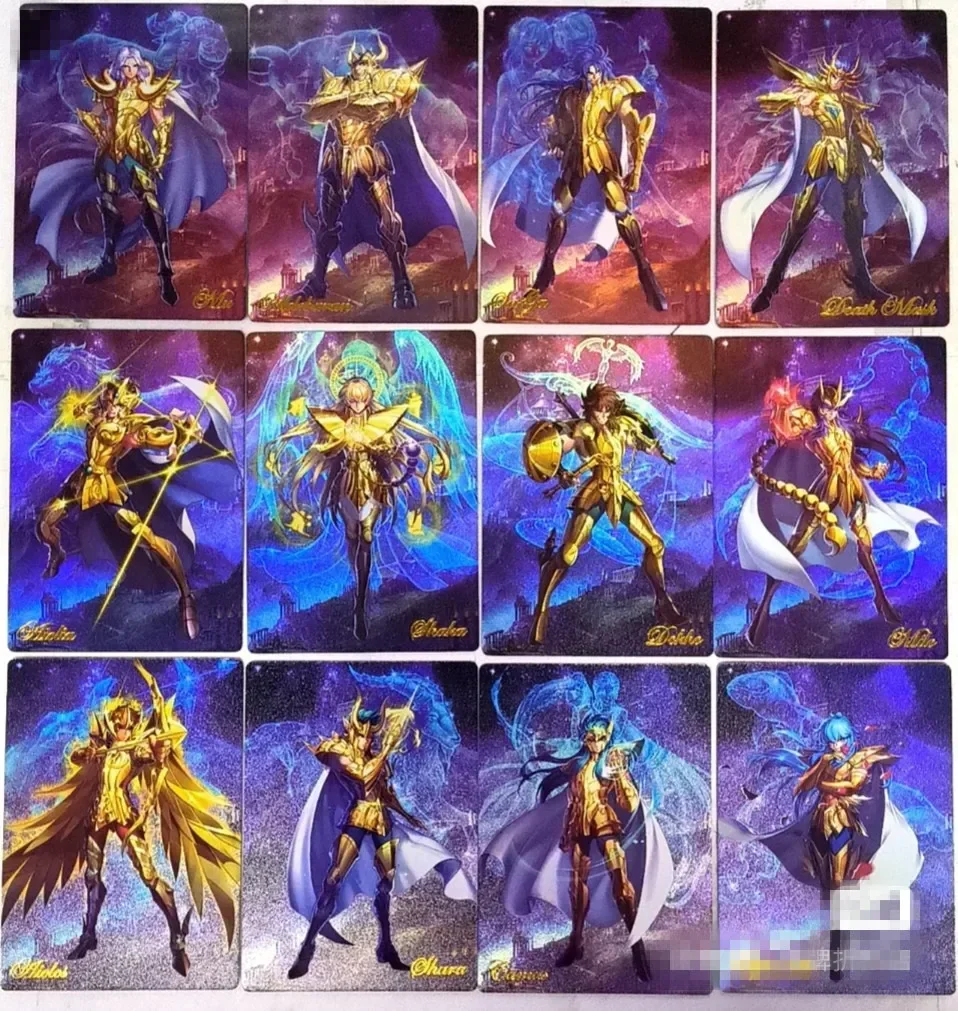 

Saint Seiya двенадцать созвездий двенадцать золотой кобе Афина Five Little Strong редкая коллекционная карта детская игрушка подарок на день рождения