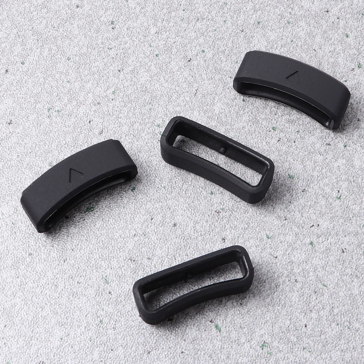 4Pcs Silicone Watch Strap Loop Soft Eco-Friendly Band Holder for Watches Retaining Clip Perfect Fit Comfortable Wear 22Mm Inner