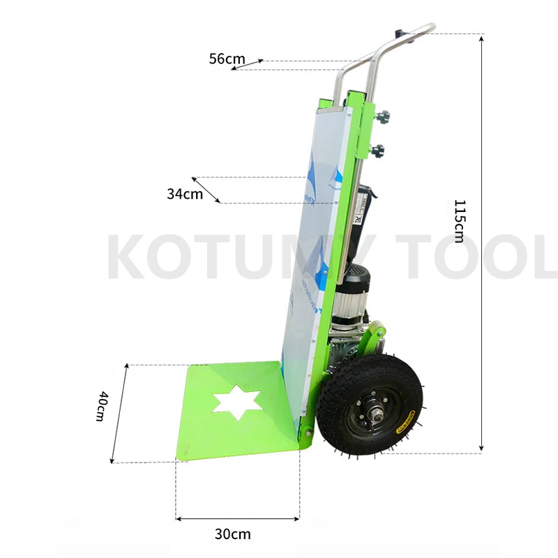 250KG 850W elektryczny mobilny wózek narzędziowy podnośnik obciążenie W górę iw dół maszyna wspinaczkowa przenieś urządzenia domowe