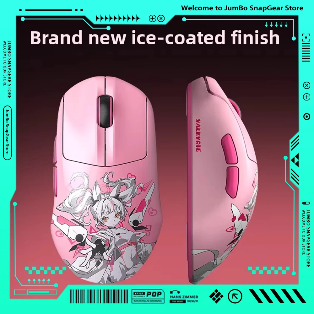 VALKYRIE VK M5 Gaming Mouse 3-modes Wireless E-sports Mouse Lightweight Ergonomics Long-range Battery Life Mice Customized Gift