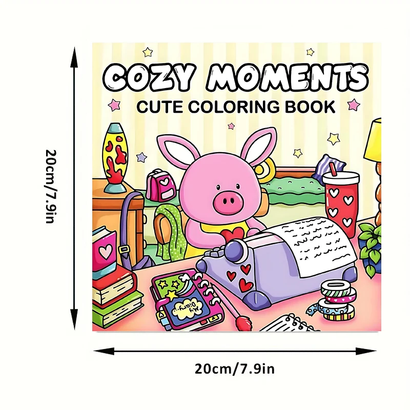 28 صفحة كتاب تلوين الكلاب البنات للبالغين | كتاب التلوين، لوازم الرسم لعيد الميلاد وعيد الشكر #2