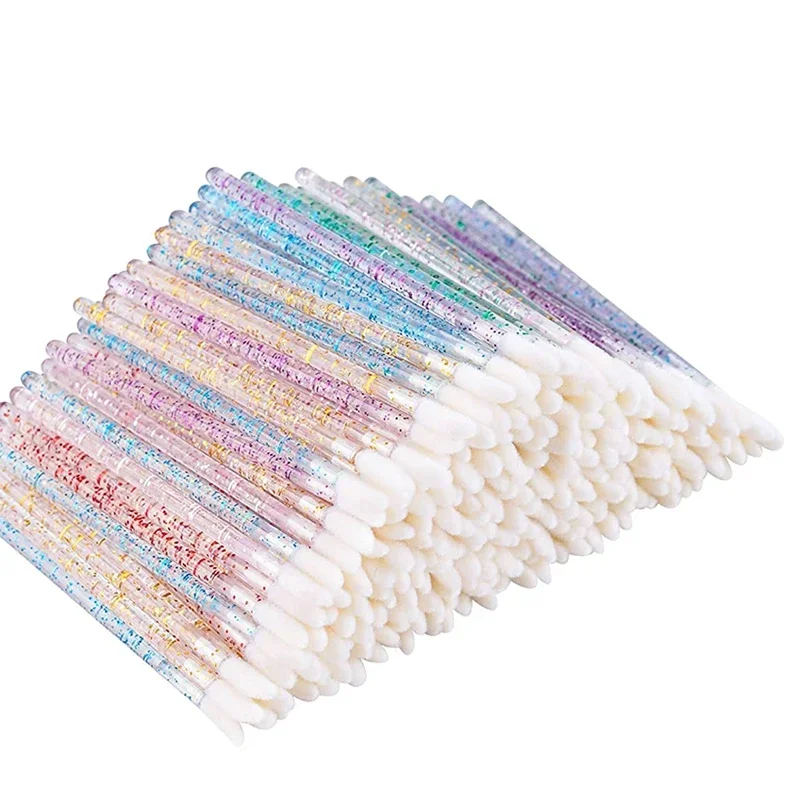 Einweg-Wimpernbürste Großhandel 50/100 Stück Mascara Applikator Zauberstab Augen Lippenkosmetik Pinsel Verlängerung Kosmetik Make-up-Tools