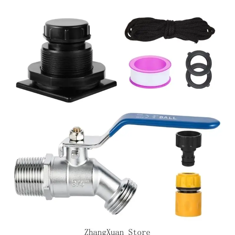 Ablaufadapter-Kit mit Schlauchausgang für die Wasserablasssteuerung des Lagertanks 3XUF – Detail 2