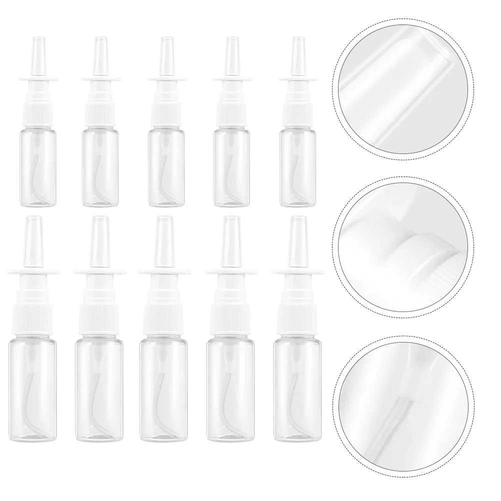 

10 Pcs Rhinitis Spray Bottle Liquid Bottles Small Mist Fine Water Container Makeup Supplies Thicken Cosmetics Toner