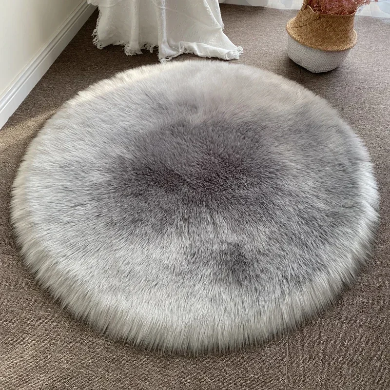 Ultra super soft animal shape faux fur rug sheepskin high density hot sale carpet rug for living room