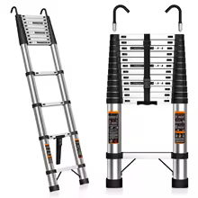 2.7m Stainless Steel House Folding Ladder only $44.15