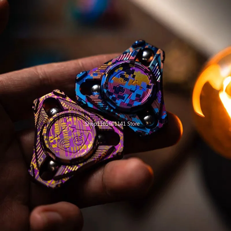 Manta Ray Fidget Spinner Special Material By Fushi 9Hand Collab EDC Limited Edition Stress Relief Toy Tabletop Decoration