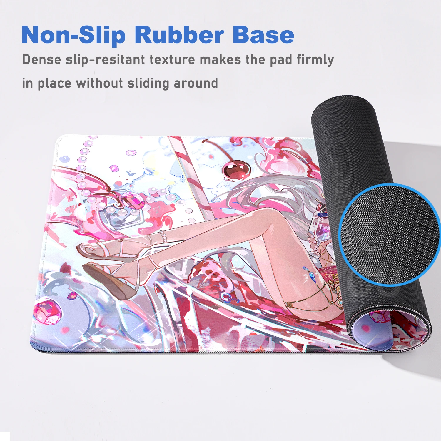 Carlotta Montelli DeskMat Wuthering Wave Mouse Pad Computer da ufficio Tavolo Tastiera Tablemat Gaming Laptop Accessori da scrivania Tappeto