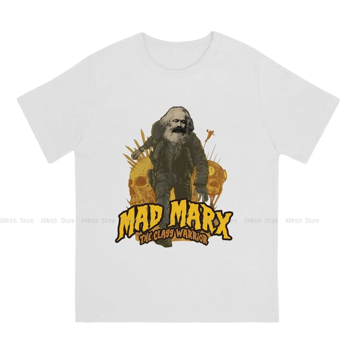 Men's T-Shirt Marx Funny 100% Cotton Tee Shirt Short Sleeve Mad Max Toecutter Crime Movie T Shirts Round Collar Clothing