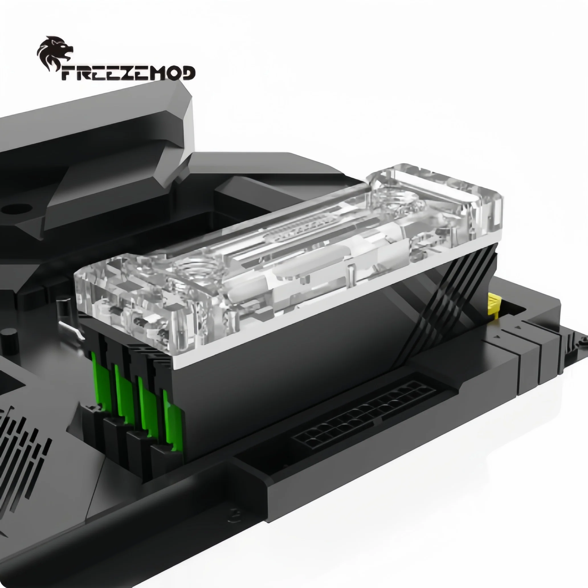 FREEZEMOD computer memory water cooling block compatible with pirate ship comb support 4 memory. MEO-PM0A