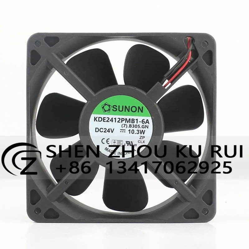 

Вентилятор охлаждения корпуса для SUNON DC24V KDE2412PMB1-6A 10,3 Вт/6,7 Вт/6,2 Вт 120X120X38 мм 12 см 12038 инвертор Siemens с двумя шарикоподшипниками