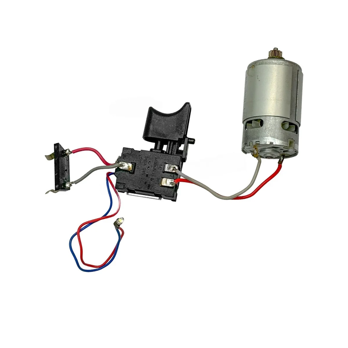 AA25 Power Drill Motor Switch Assembly for 12V Dual Speed Lithium Cordless Drill 12 Tooth Motor Replacement Parts