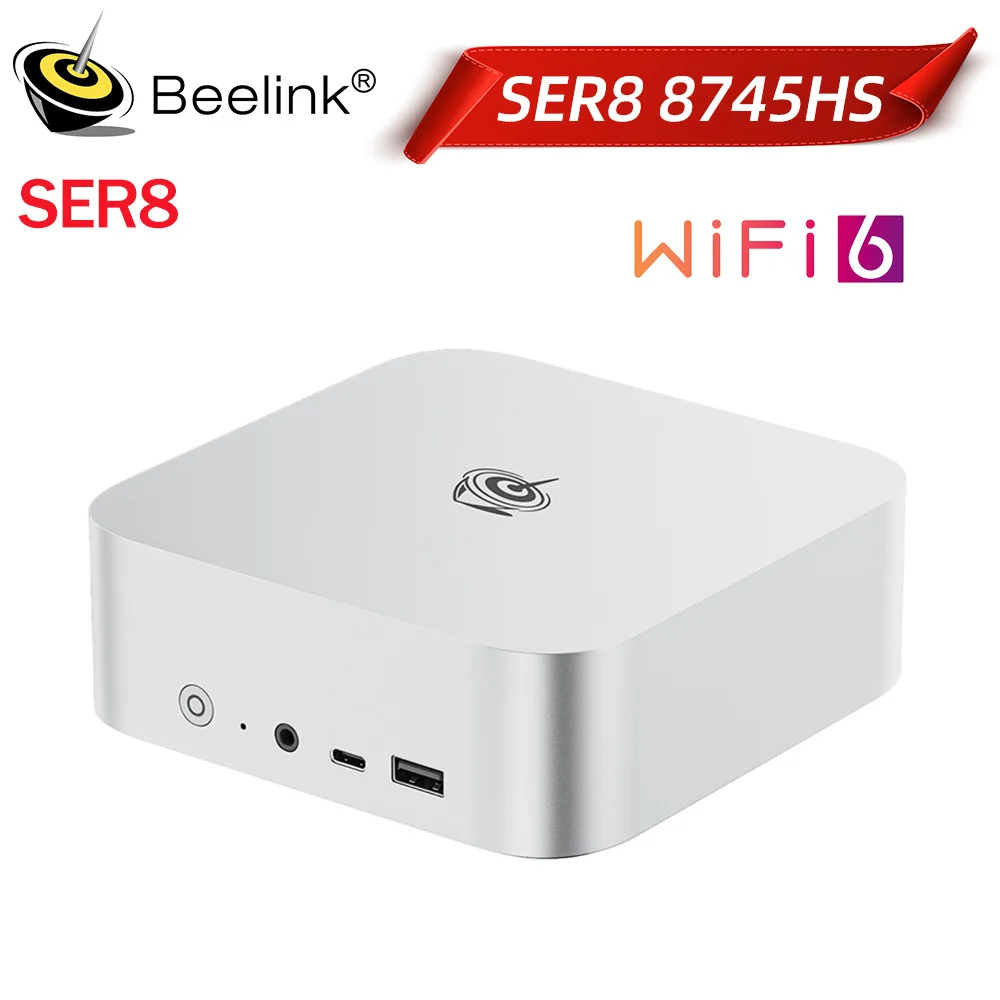 Beelink SER8 Ryzen7 8745HS 8845HS Mini Gaming AI PC 32G RAM 1T