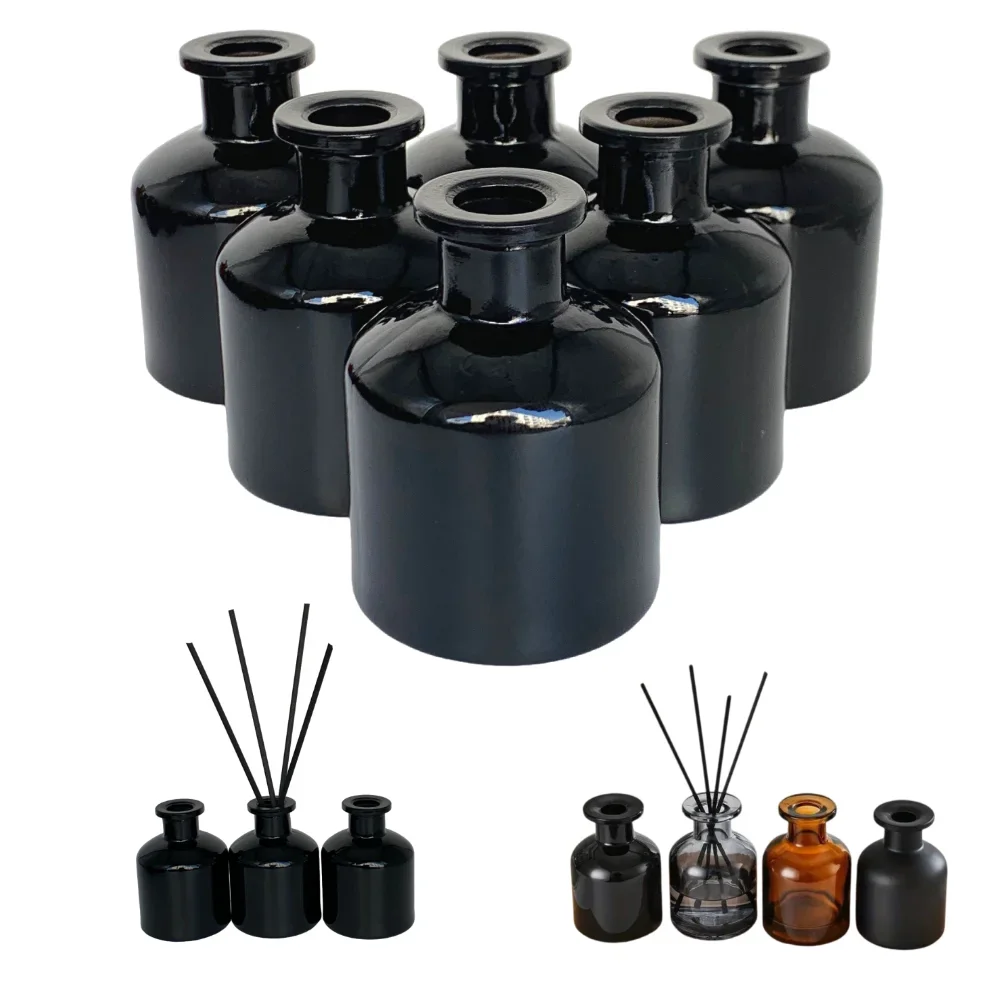 3pcs Scent Diffuser Bottles/Flameless Scent Diffusers Glass Material Multi Home Decoration Bottle Gift Bottle for Home Bathroom