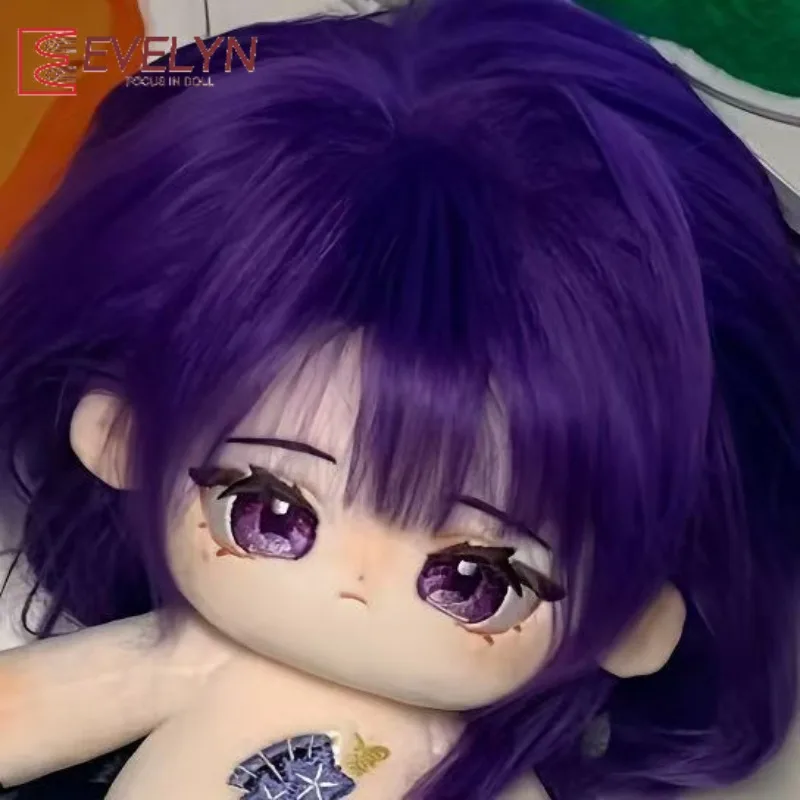 

Аниме-игра Evelyn Genshin Impact Raiden Shogun, 30 см, милая плюшевая кукла, голая кукла на косточке, милое платье, идеально подходящее для подарка.