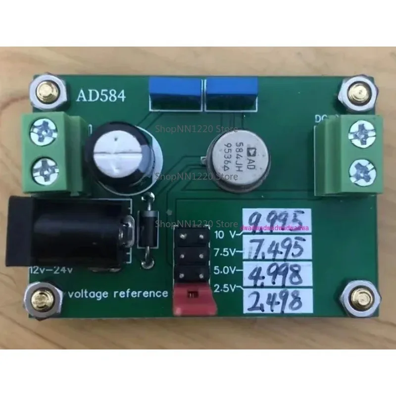 

AD584 High Precision Voltage Reference Module Programmable 4 Channel DAC ADC Replace Work on 2.5V/7.5V/5V/10V 12V-24V