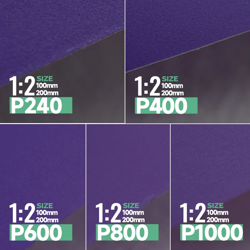 نموذج ورق الصنفرة السيراميكي الصلب PTE، كاشطة مع قوة قطع عالية، متينة، لا خوف من الغسيل للصنفرة الدقيقة #5