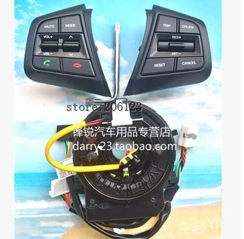 For Hyundai ix25 (creta) 1.6L Steering Wheel Cruise Control Buttons Remote Control Volume channel Bluetooth Phone Button lzh