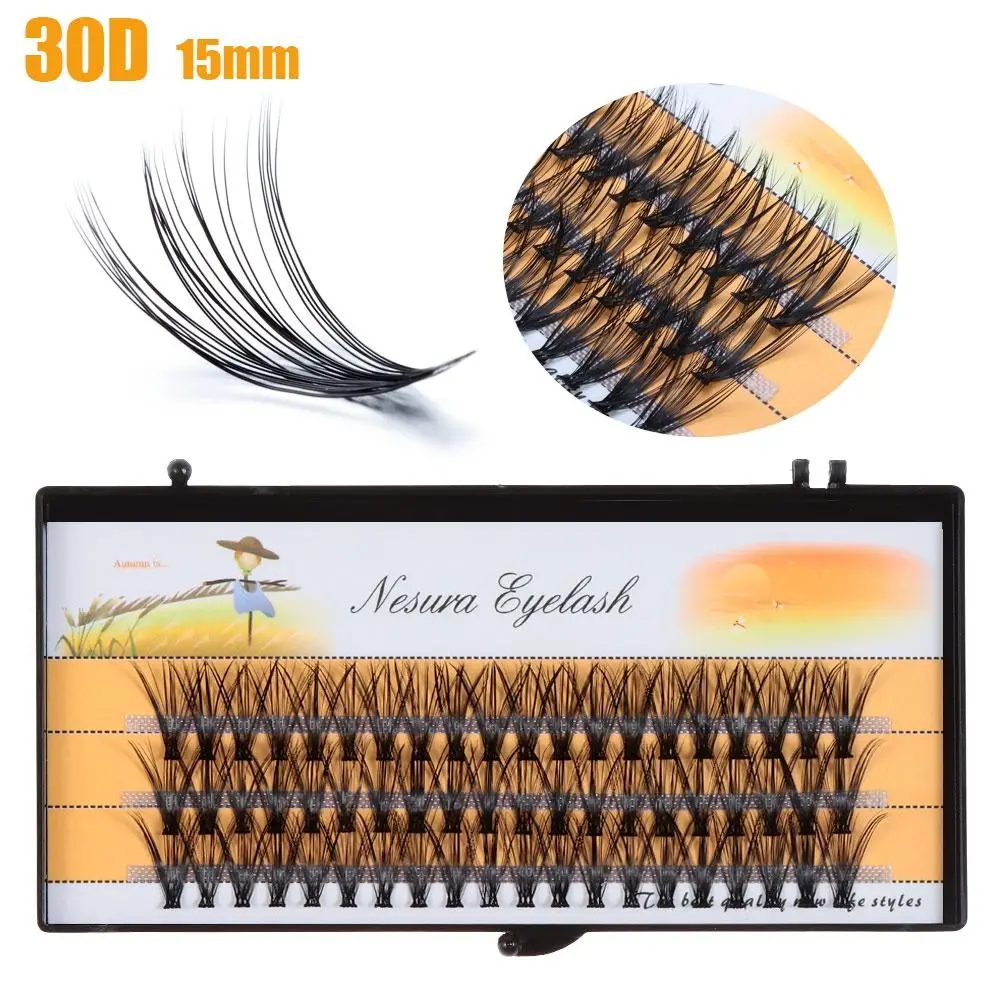Natural 30D Individual Lashes 8-16mm 0.07mm Thickness DIY Lash Extension C Curl False Eyelashes for Beginners