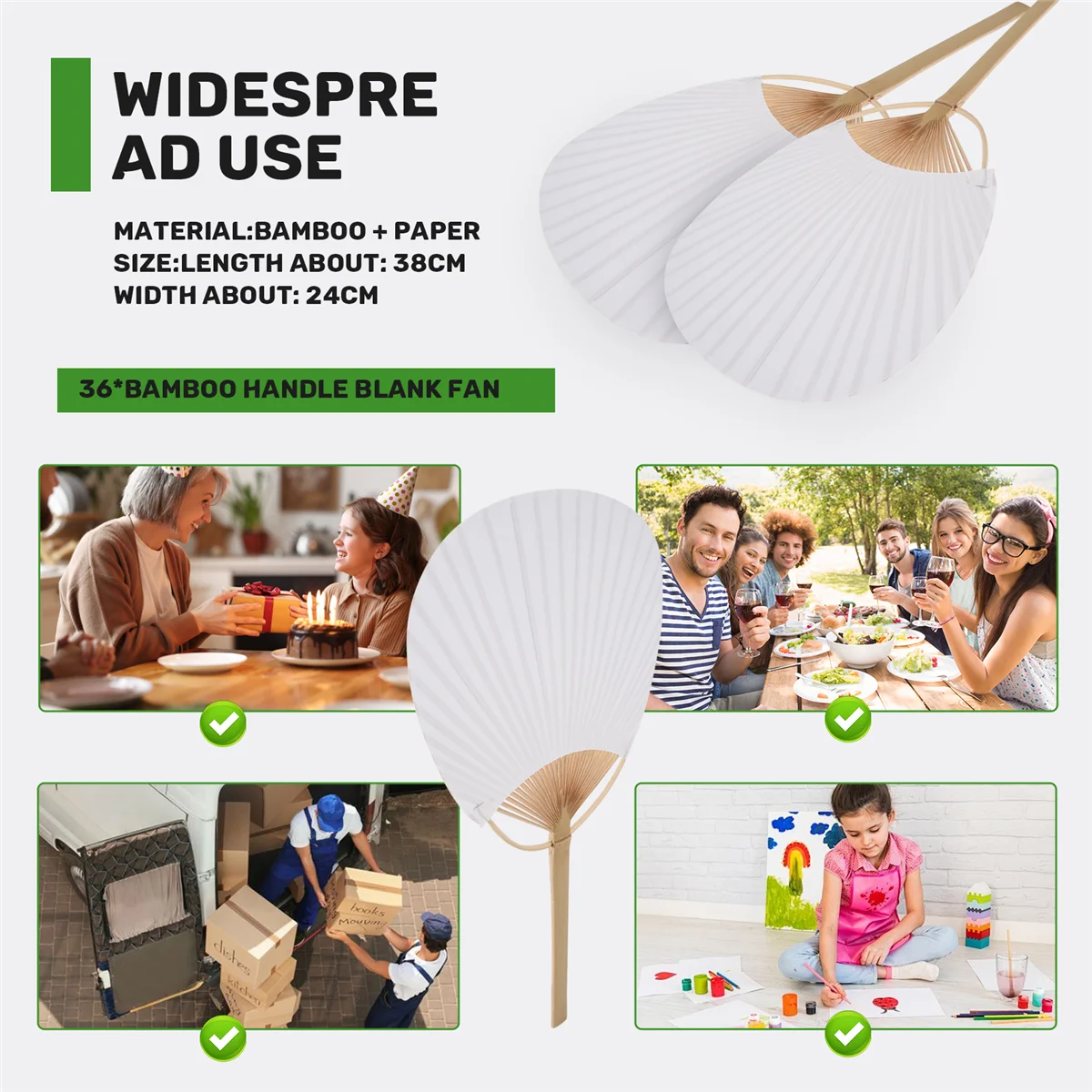 

【Price Drop】 handle blank fan