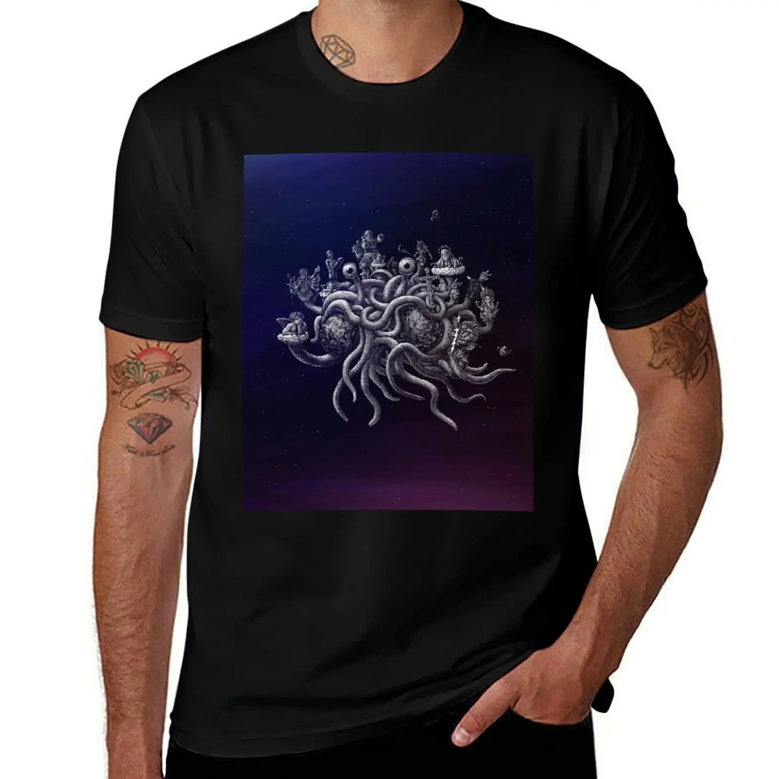 THE FLYING SPAGHETTI MONSTER – FSM – PASTAFARIAN T-Shirt t shirt man casual T-Shirt
