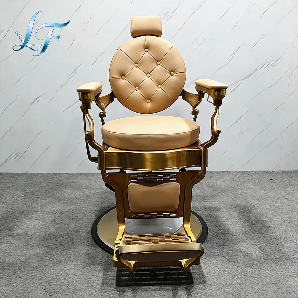 Heavy Duty Reclining Luxury Barber Chair Professional Furniture For Hair Beauty Salon And Barber Shop 6