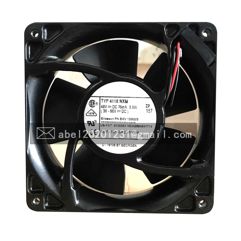 

BRAND NEW ORIGINAL TYP 4118NXM 4118 NXM DC 48V COOLING FAN 12038 12CM 120*120*38MM