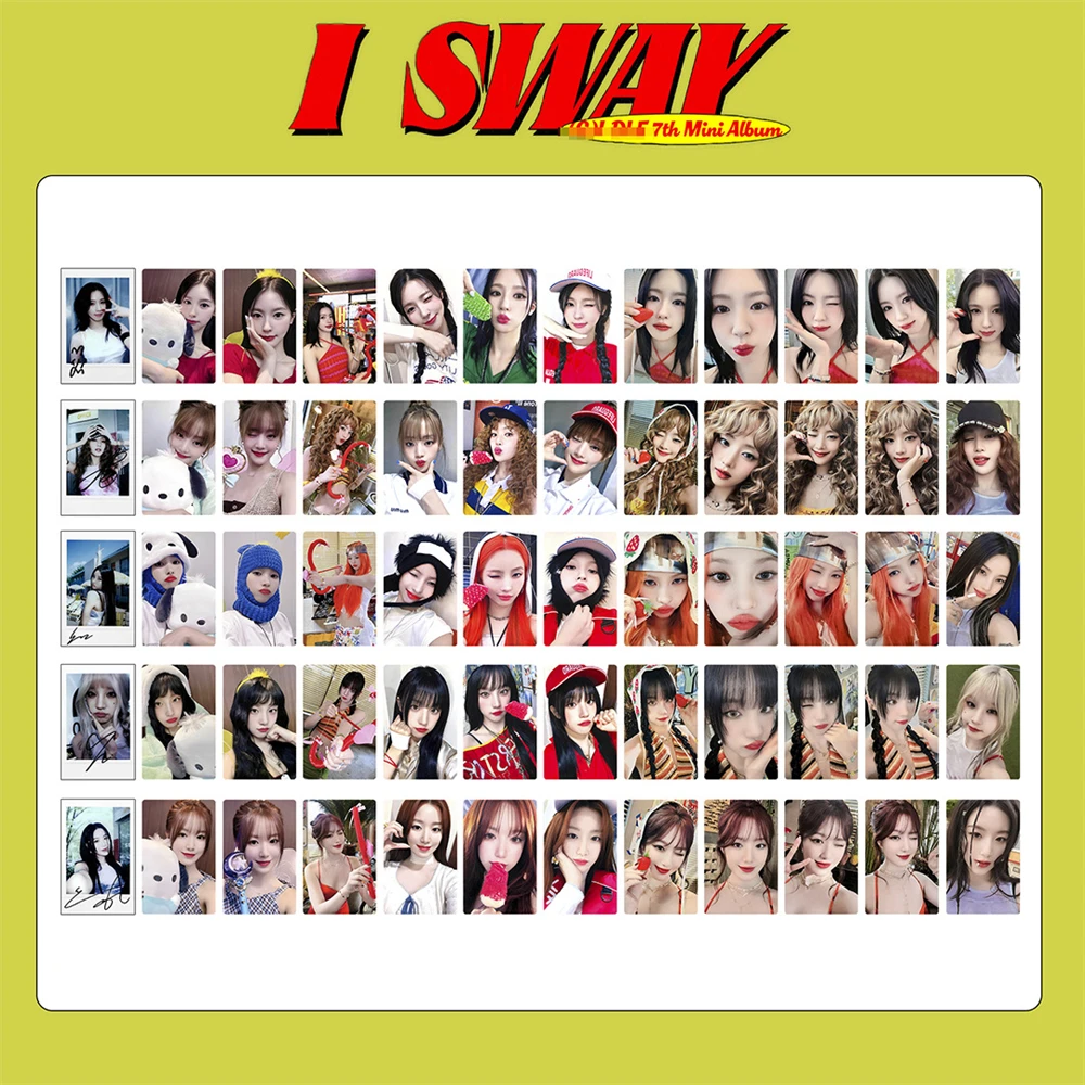 5Pcs/Set KPOP (G)I-DLE Album I SWAY Photocards Double-Sided Postcard MiYeon Soyeon YUQI Minnie Shuhua Lomo Cards Fans Collection