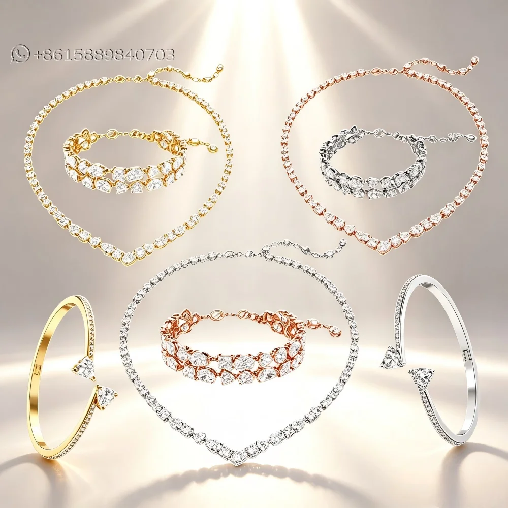 

High Quality New Crystal Minimalist Unique Irregular Shape zircon Necklace Choker