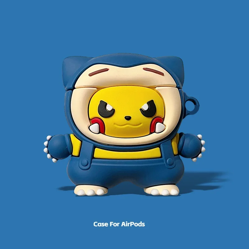 Pokemon Pikachu COS Kirby Beast Bluetooth Kopfhörer Hülle Cartoon Schutzhülle für süße AirPods1/2/3/4/pro/pro2 Generationen
