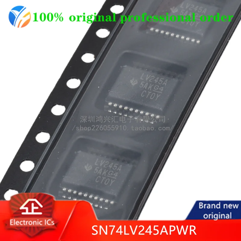 (5PCS)100% original SN74LV245APWR Bus XCVR Single 8-CH 3-ST 20-Pin TSSOP T/R